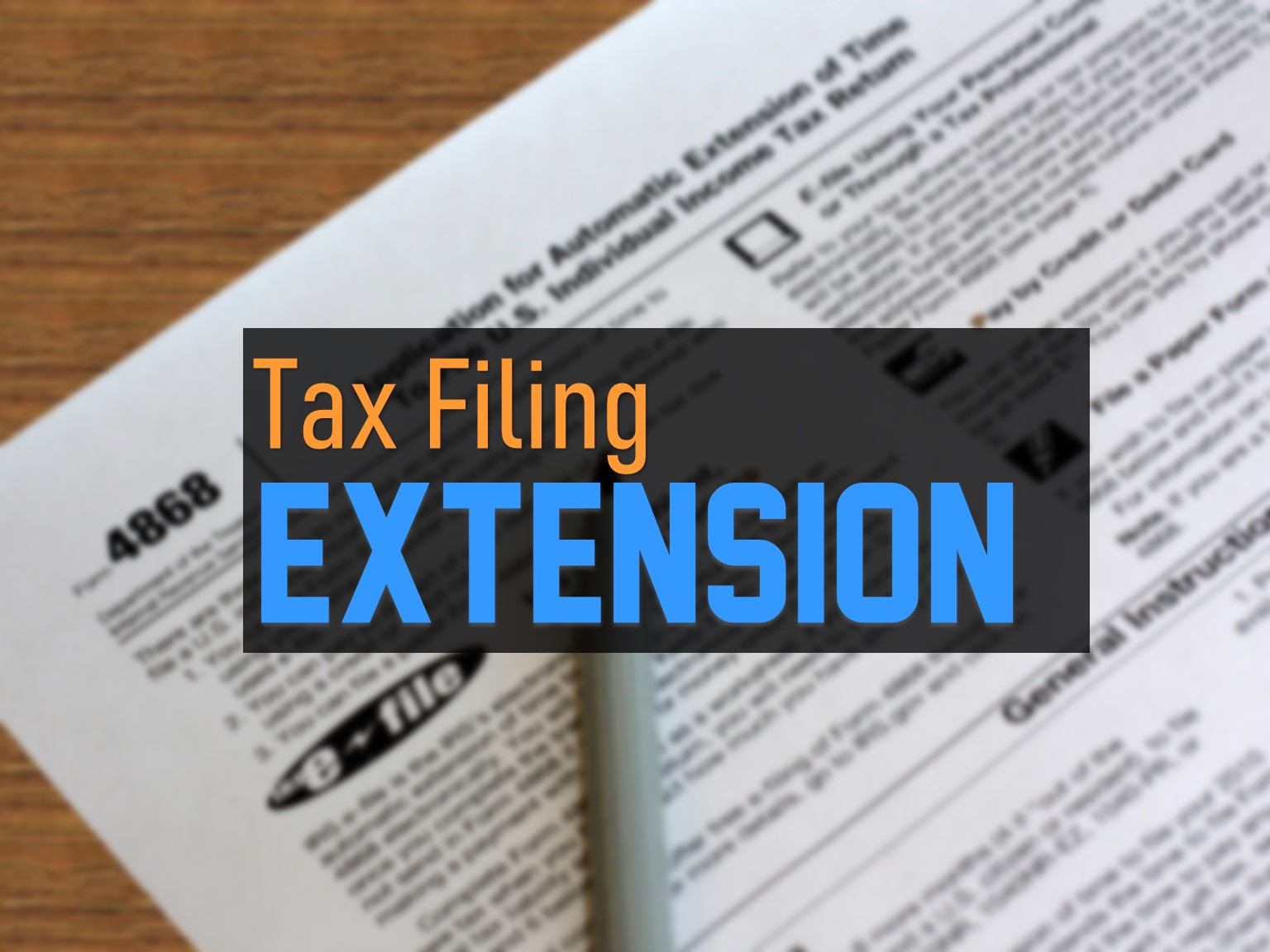 Filing an Tax Extension Due to COVID19 SDG Accountants