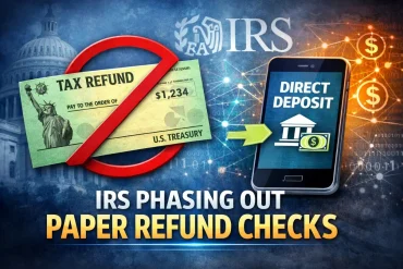 IRS Eliminates Paper Tax Refund Checks