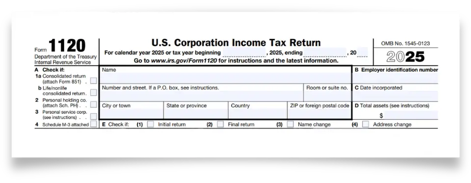 C-Corporations Form 1120