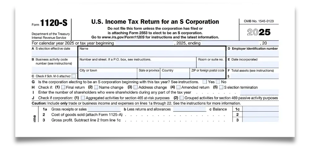 Form 1120-S